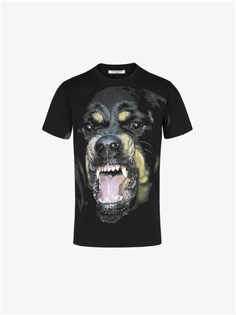 givenchy rottweiler shirt free shipping|Givenchy t shirt with holes.